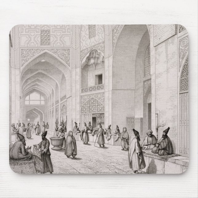 Cloth Market, in Isfahan, from 'Voyage Pittoresque Mouse Mat (Front)