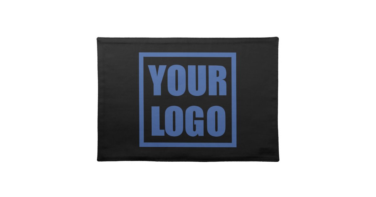 Cloth Placemat Business Logo Zazzle
