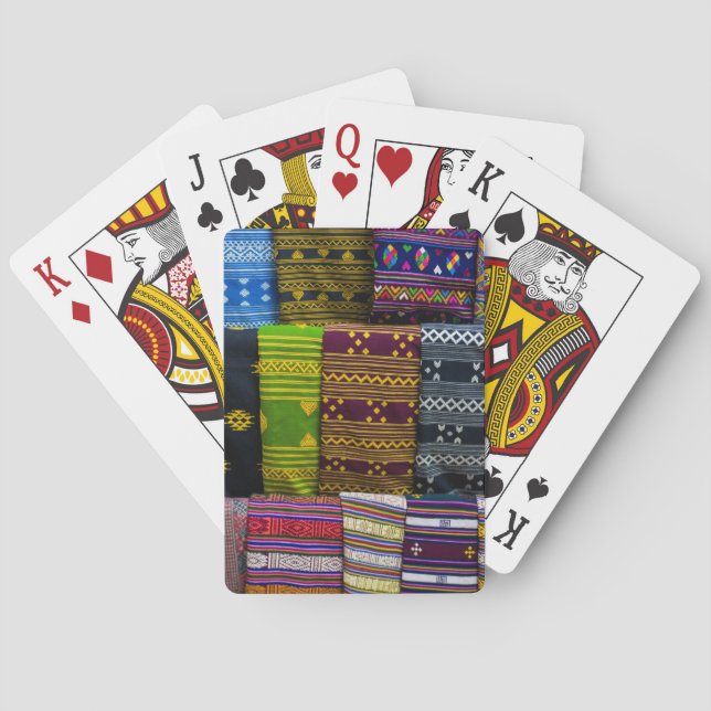 Cloth Textiles For Sale Playing Cards (Back)
