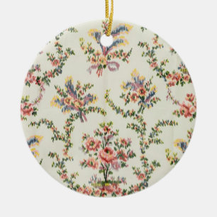 Cloth woven for Queen Marie Antoinette at the Pala Ceramic Tree Decoration
