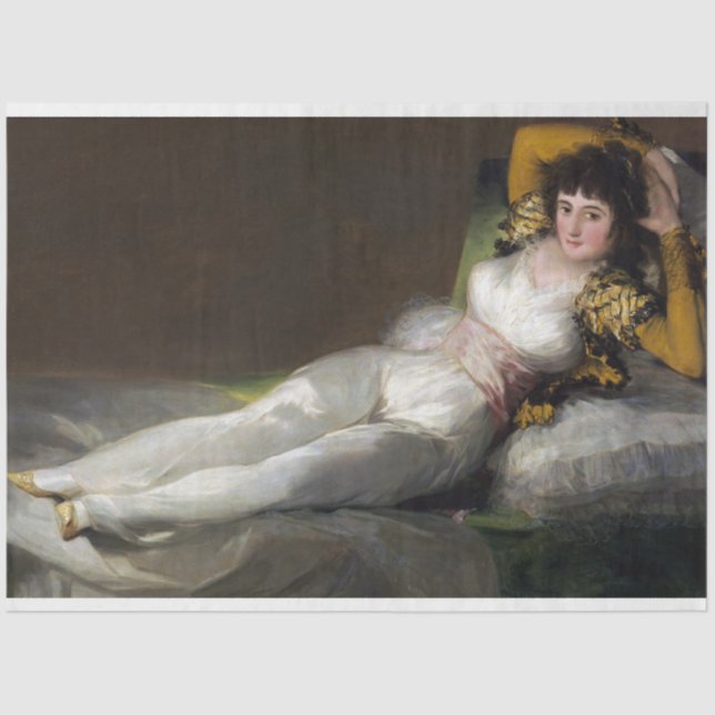 Clothed Maja (Feminine Beauty) Tissue Paper (Front)