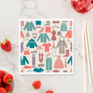 Clothes Icons Napkins