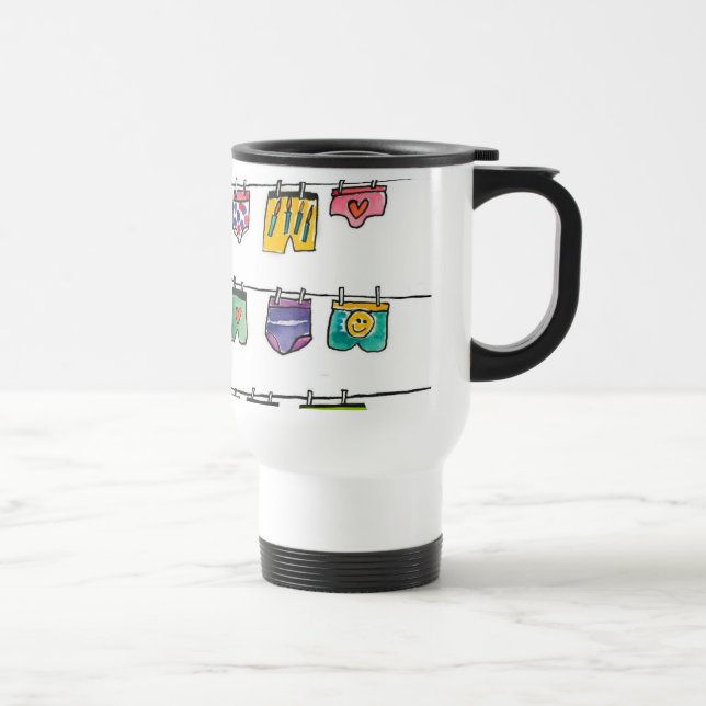 clothes line travel mug (Right)