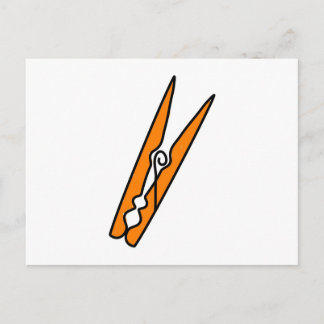 Clothes Peg Postcard