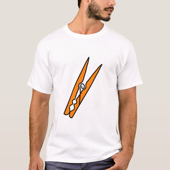 Clothes Peg T-Shirt (Front)
