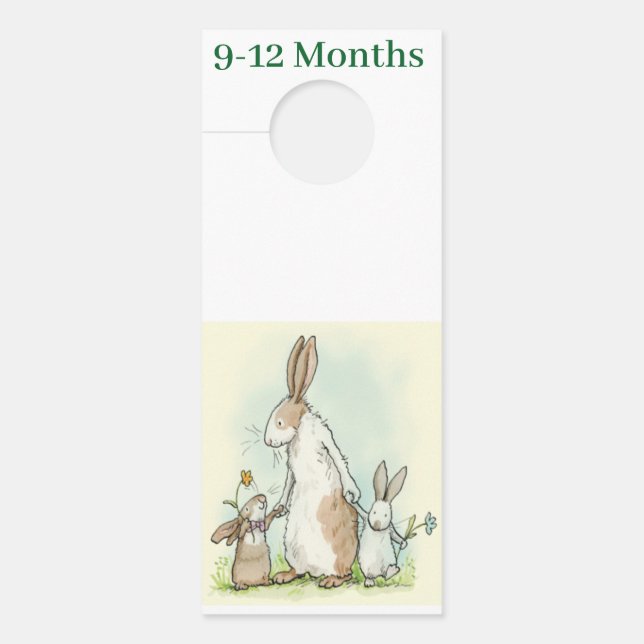 Clothes Rail Divider Hanger - 9-12 Months Family (Front)