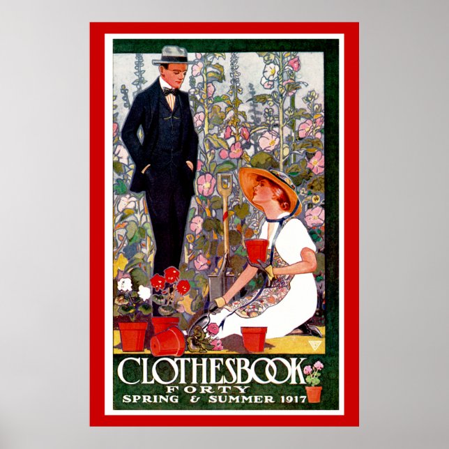 Clothesbook Forty: Spring and Summer 1917 Poster (Front)
