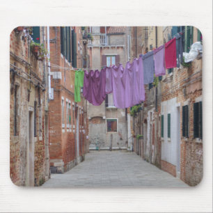 Clothesline In Venice Italy Mouse Mat