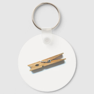 clothespin key ring