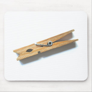 clothespin mouse mat