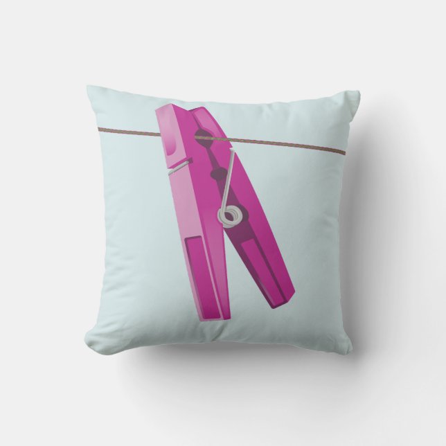 Clothespin washing line peg cushion (Front)