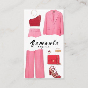 Clothier Stylist Where Creativity Meets Couture Business Card