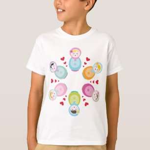 CLOTHING :: babushka dolls - mandala T-Shirt