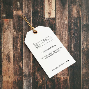 Clothing Black Hanging Display Price Hang Tag