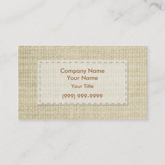 Clothing Business Cards (Front)
