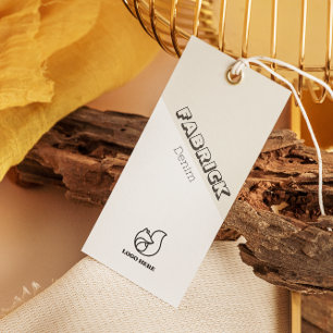 Clothing Hang Tag Modern Contemporary 