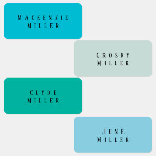 Clothing Labels   Seafoam