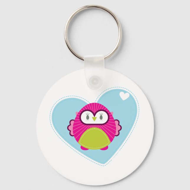 CLOTHING :: owl - hoot Key Ring (Front)