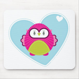 CLOTHING :: owl - hoot Mouse Mat