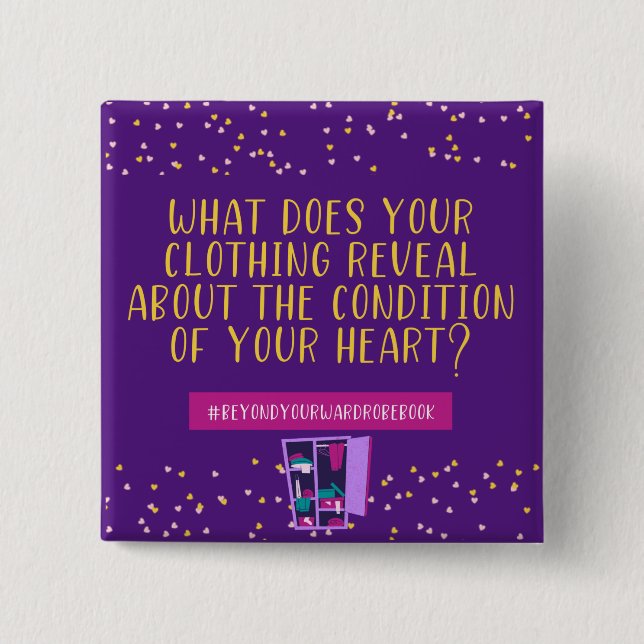 Clothing Reveals Your Heart Button (Front)