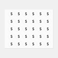 Clothing S Small Size Labels for Clothes Apparel
