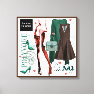Clothing Sets Latest Styles Fashion Accessories  Canvas Print