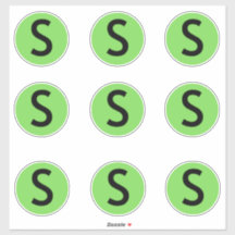 Clothing Size Stickers Labels