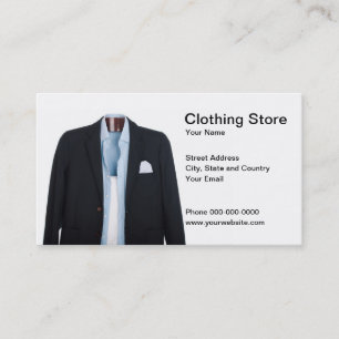 Clothing Store Business Card
