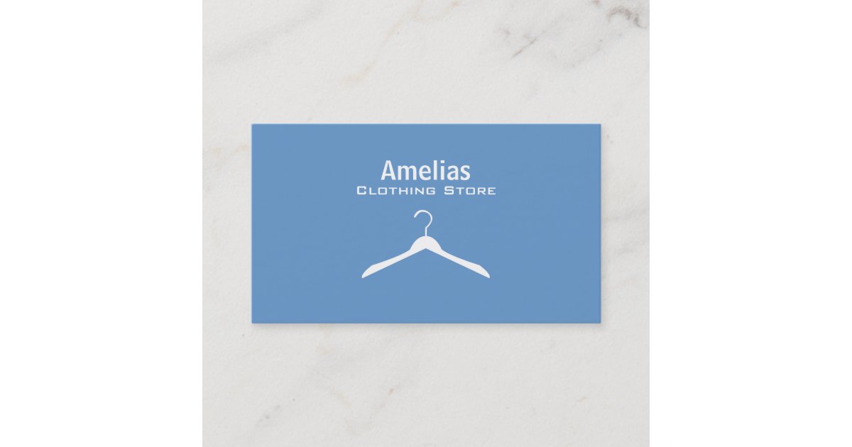 Clothing Store Business Cards | Zazzle