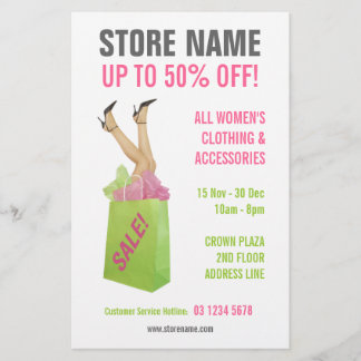 Clothing Store Sale flyer