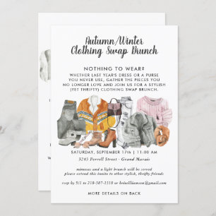 Clothing Swap Party Invitation