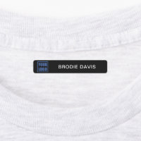 Clothing Tags Employee Name & Business Logo Labels