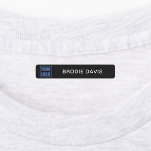 Clothing Tags Employee Name & Business Logo Labels