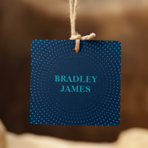 Clothing Tags Small Business Blue Dot