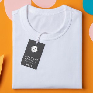 Clothing Tags Small Business Grey White
