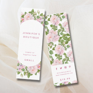 Clothing Tags Small Business Luxury Rose Price Tag