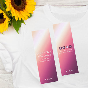 Clothing Tags Small Business Modern Abstract Price