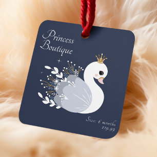 Clothing Tags Small Business Swan Baby Kid Cute