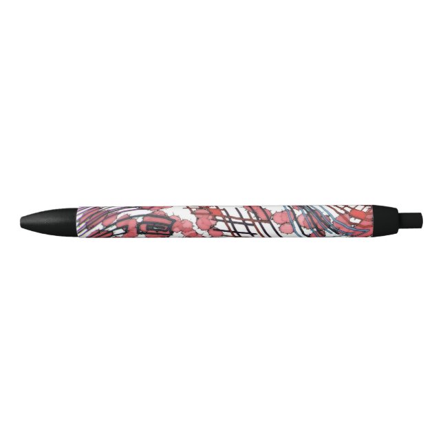 Clotted Black Ink Pen (Front)