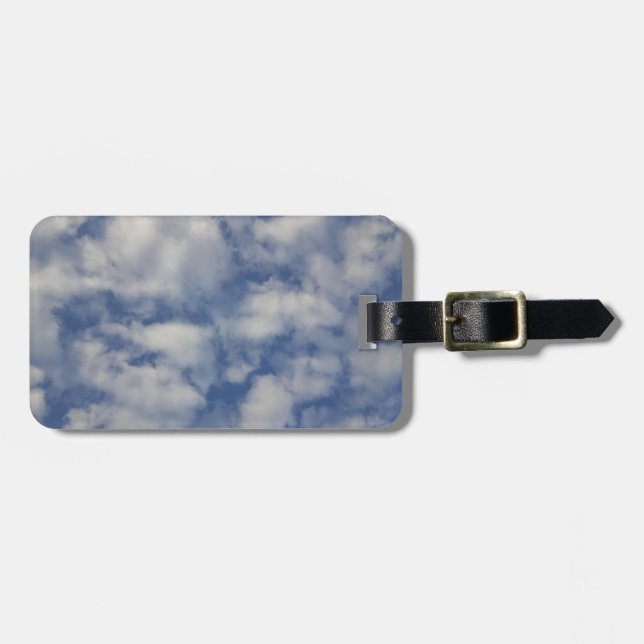 Cloud #8 luggage tag (Front Horizontal)