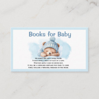 Cloud 9 Bear Baby Shower Books for baby Card