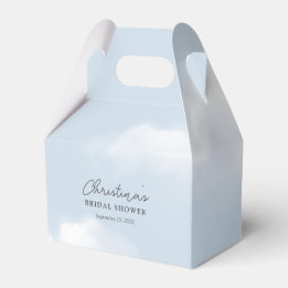 Cloud 9 Blue Bridal Shower Favour Box