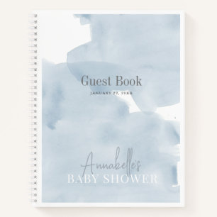 Cloud 9 Blue Sky Boy Baby Shower Guest Book