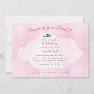 Cloud 9 Bridal Shower Invitation
