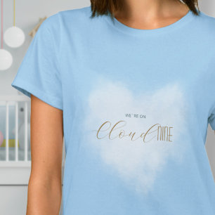 Cloud 9 Celestial Blue Baby Shower Mom Family T-Shirt