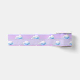 Cloud 9 Cloudy Purple and Blue Satin Ribbon