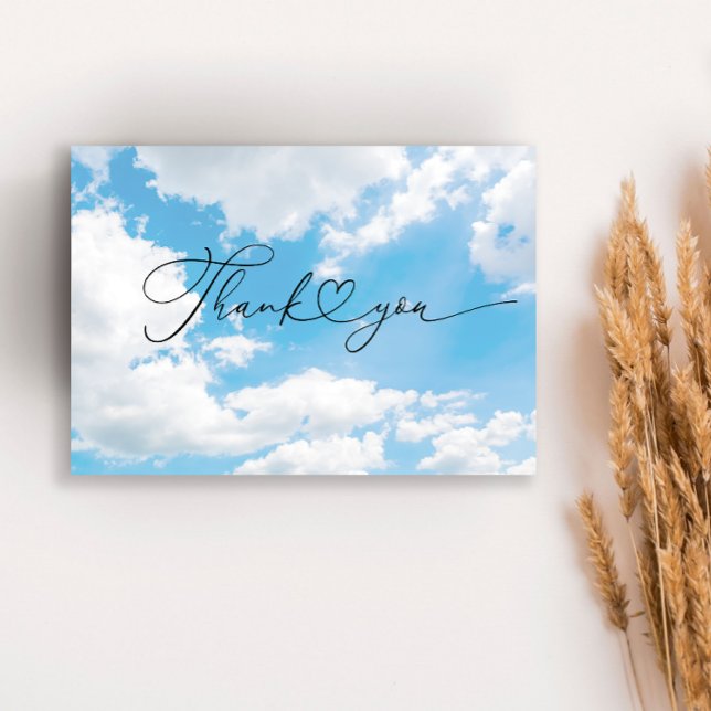 Cloud 9 Wedding Thank You Card (Creator Uploaded)