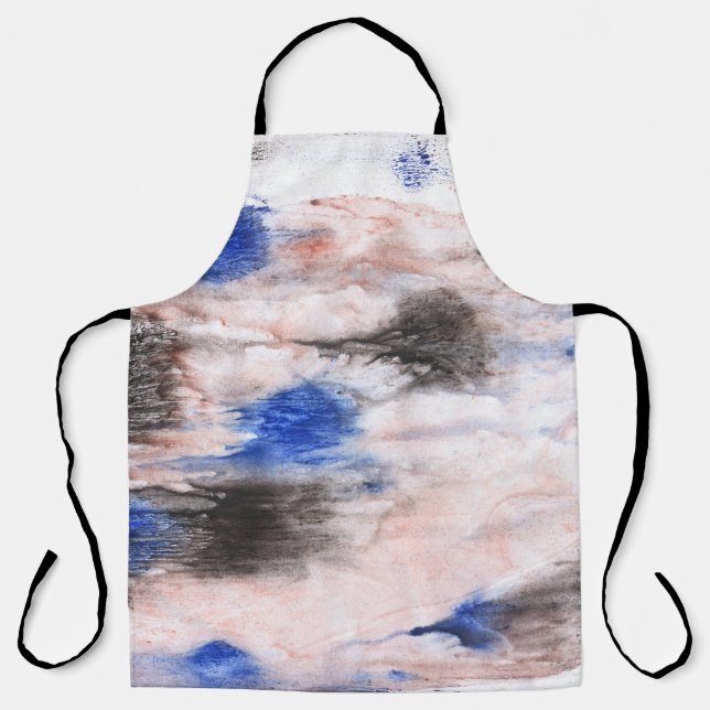 Cloud abstraction. Abstract watercolor background. Apron (Front)