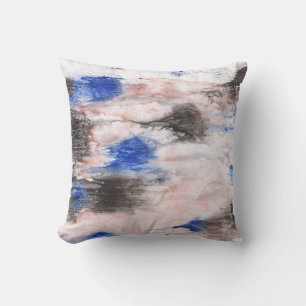 Cloud abstraction. Abstract watercolor background. Cushion