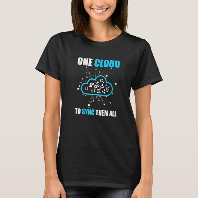Cloud Administrator for a Cloud devops engineer  2 T-Shirt (Front)